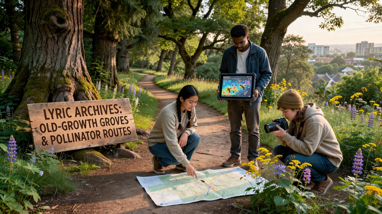 Ancient Grove Records Directing Young Teams in Charting Pollinator Pathways Through Edge Woodlands