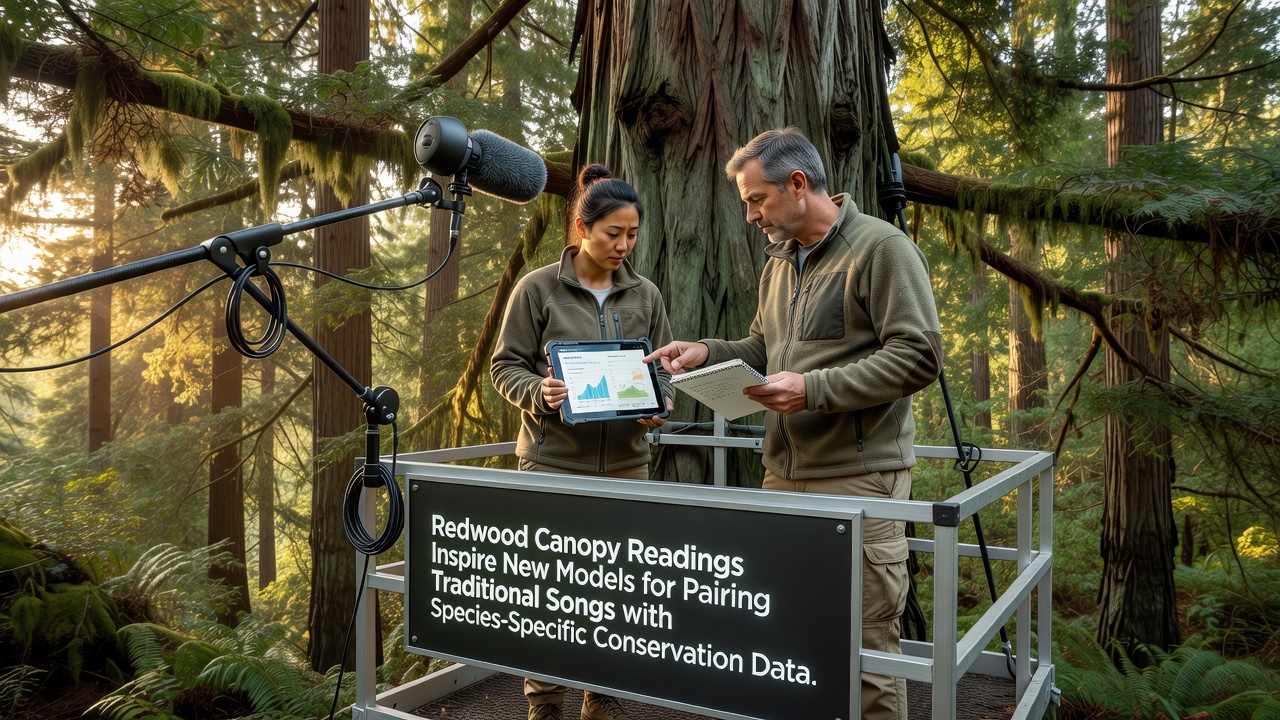 Redwood Canopy Readings Inspire New Models for Pairing Traditional Songs with Species-Specific Conservation Data